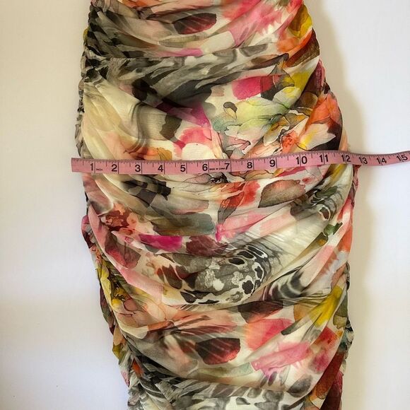 Guess by Marciano x Jennifer Lopez Ruched Midi Dress - XS - NWT - Picture 11 of 16